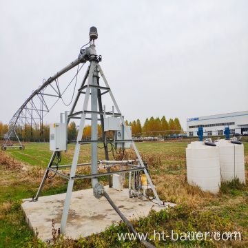 Self-watering center pivot irrigation system for sale